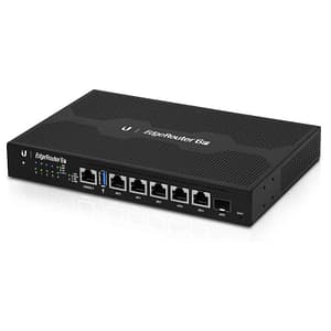 Ubiquiti er-6p edge router 6 porte gigabit ethernet poe nero