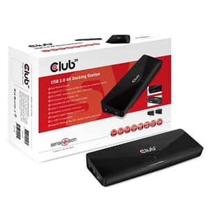 Club3d docking station usb 3.0 3x usb 3.0 1xhdmi 1xdisplay port 1xdvi-i