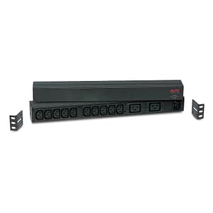 Apc rack pdu basic 1 u 16a 230v unità di distribuzione dell`energia (pdu) 12 presa(e) ac 0u/1u nero