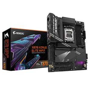 Gigabyte x870 aorus elite wifi7 scheda madre – supporta cpu amd ryzen 9000, 16+2+2 fasi vrm, fino a 8000mhz ddr5 (oc), 3xpcie 5.0 + 1xpcie 4.0, wi-fi 7, lan 2.5gbe, usb 4