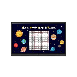 55 led ips, 3840×2160, 16:9, 350nit, 1200:1, 8ms, 178¶Ø/178¶Ø, 16/7, 25% haze, speaker 2x15w, wi-fi, 600×400, landscape, airclass,lg createboard share/lab app, ir touch, max. 40 tocchi , hdmi (3), ops, rgb, usb (5), usb-c, rs232, rj45, android 11.0