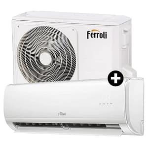 Ferroli giada s 9000 btu (2cp001lf+2cp001hf) – condizionatore 9000 btu – inverter – gas r32 – controllo wi-fi – classe a+/a++