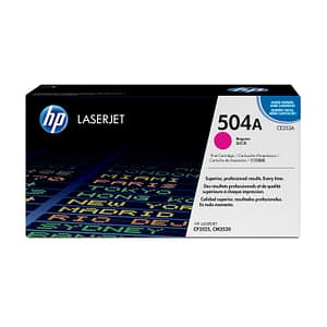 Hp cartuccia toner originale magenta laserjet 504a