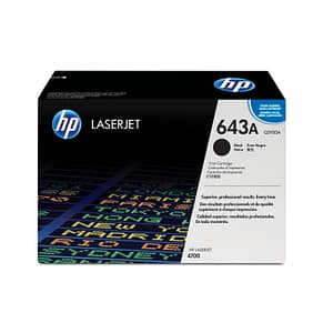 Hp cartuccia toner originale nero laserjet 643a