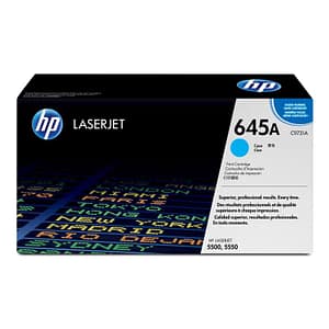 Hp cartuccia toner originale ciano laserjet 645a