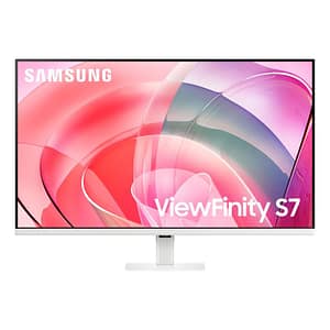 Samsung mon 32ips 4k uhd white hdmi usbc ls32d701eauxen dp tilt