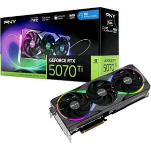 Pny geforce rtx 5070 ti epic-x rgb nvidia 16 gb gddr7 dlss 4 triple fan