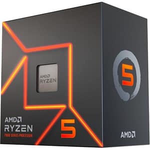 Amd cpu ryzen 5, 7600, am5, 3.8 ghz 6 core, cache 32mb, 65w, box