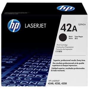 Hp cartuccia toner originale nero laserjet 42a