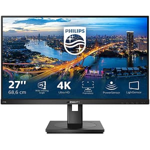 Philips monitor 27 led ips 16:9 fhd 4k uhd 4ms 350 cdm dp/hdmi pivot, multimediale