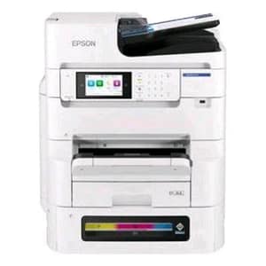 Epson workforce pro em-c8101rdwf stampante multifunzione ink jet a colori a3+ wi-fi scanner adf fax a colori 33,6 kbit/s usb gigabit lan 26ppm bianco