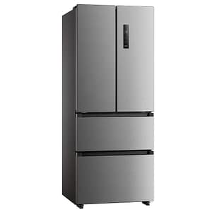 Midea frigo french 2casset.totnofrost 391lt wifi 70cm inox merf402fie02