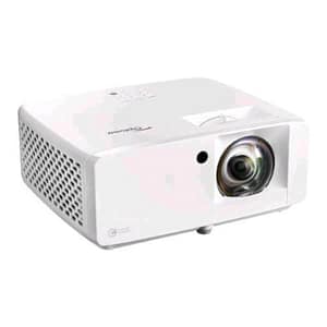 Optoma zh450st videoproiettore laser dlp full hd focale corta 16:9 contrasto 2.000.000 :1 4.200 ansi lumen bianco