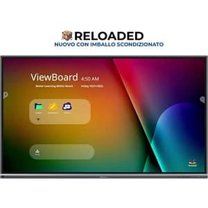 Viewsonic mon 75 touch 40tocchi 8gb 64gb usbc hdmi scatola rotta