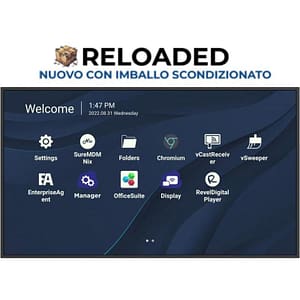 Viewsonic mon 43ds uhd mm dvi hdmi vesa 4k 500nit 4gb 32gb andr 11 scatola out