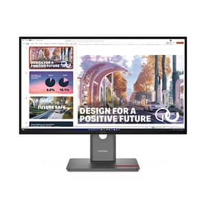 Lenovo monitor 27 led ips 16:9 wqhd 6 ms 350 cdm, usb-c dock, pivot, dp/hdmi, p27qd-40