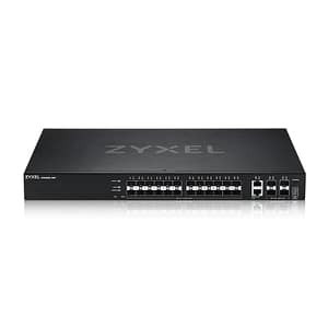 Zyxel switch managed layer 3 lite, 24x sfp gb, 2x 10g, 4 sfp+, rack, nflex