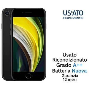 Apple refurbished iphone 12 64gb ricond. black grado a++ garanzia 1y batt.nuova