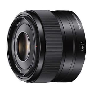 Sony sel-35f18 obiettivo a focale fissa 35 mm f1.8, mirrorless aps-c, attacco e, sel35f18