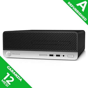 Hp prodesk 400 g5 sff – pc desktop sff – cpu intel i5 gen. 8 – ram 16gb – ssd 256gb – w11 pro – 1y – refurbished grado a