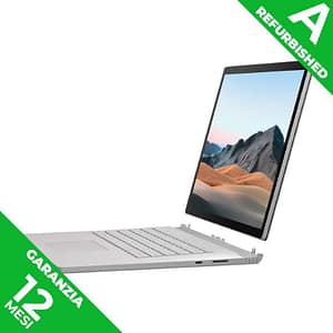 Microsoft surface book 3 – notebook 13.5 – cpu intel i5 gen. 10 – ram 8gb – ssd 256gb – w11 pro – 1y – refurbished grado a