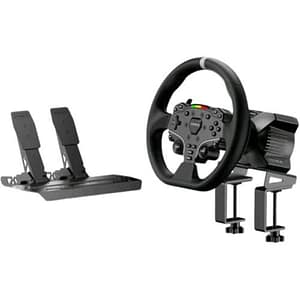 Moza racing r3 wheel & pedals bundle kit volante + pedaliera per pc