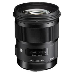 Sigma art, 50mm f1.4 dg hsm slr nero