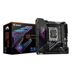 Gigabyte z890i aorus ultra scheda madre – supporta cpu intel core ultra (serie 2), vrm a 8+1+2 fasi, fino a 8800mhz ddr5 (oc),