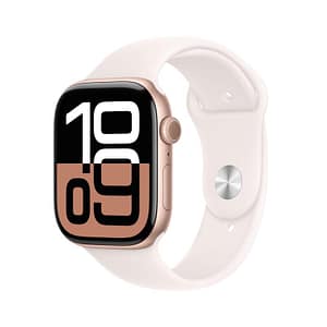 Apple watch series 10 oled 46 mm digitale 416 x 496 pixel touch screen 4g rose gold wi-fi gps (satellitare)