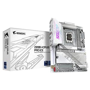 Gigabyte z890 aorus pro ice scheda madre – supporta cpu intel core ultra (serie 2), vrm a 16+1+2 fasi, fino a 9500mhz ddr5