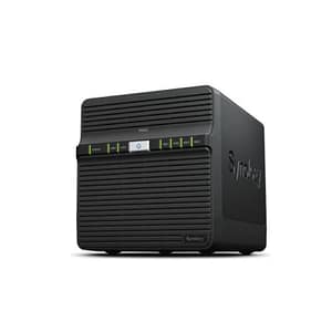 Synology diskstation ds423 server nas e di archiviazione collegamento ethernet lan nero rtd1619b
