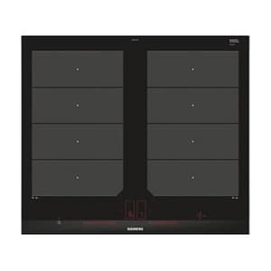 Siemens ex675lxc1e piano cottura nero, acciaio inossidabile da incasso piano cottura a induzione 4 fornello(i)