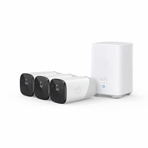 Eufy eufycam 2 pro 3-cam kit capocorda telecamera di sicurezza ip interno e esterno 2048 x 1080 pixel parete