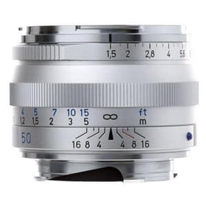 Carl zeiss c sonnar t* 1.5/50 zm slr argento