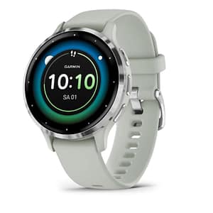 Garmin venu 3s 3,05 cm (1.2) amoled digitale 390 x 390 pixel touch screen grigio, argento wi-fi gps (satellitare)