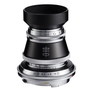 Voigtländer vm 50 mm f3.5 heliar nero, argento