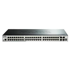 D-link switch 52 porte gigabit poe managed, include 4 porte 10g sfp+
