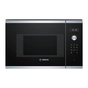 Bosch serie 6 bfl524ms0 forno a microonde da incasso solo microonde 20 l 800 w nero, acciaio inossidabile