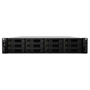 Synology rackstation rs3618xs nas armadio (2u) intel® xeon® d d-1521 8 gb ddr4 0 tb diskstation manager nero