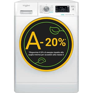 Whirlpool lavatrice 10kg 6Â°senso inverter a-20% 1400g. ffb 1048 bsv it