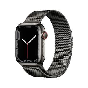Apple Watch Series 7 OLED 45 mm Digital Touchscreen 4G Graphite Wifi GPS (satellite), graphite – nuovo