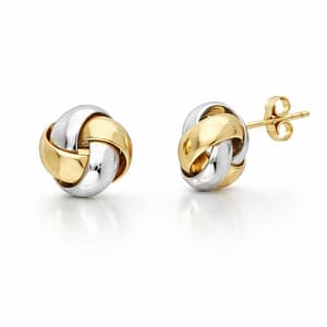 Orecchini Donna Oro Bianco Giallo 9 KT GL-SON229036