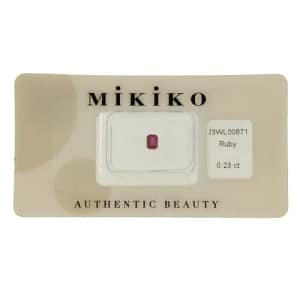 Mikiko Rubino Blister Certificato 23WL00871