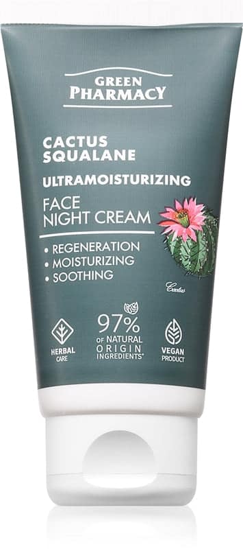 Green Pharmacy Cactus & Squalane crema notte idratante 50 ml