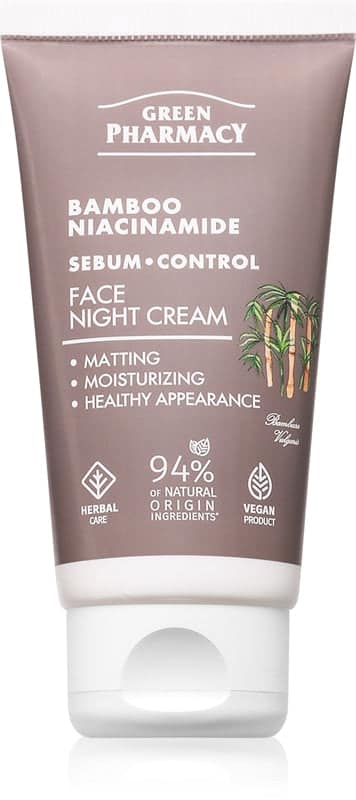 Green Pharmacy Bamboo & Niacinamide crema idratante notte 50 ml