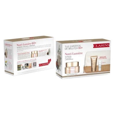 Set Clarins Nutri Lumiere Giorno 50ml Notte 15ml Maschera Cryo-Flash 5ml@