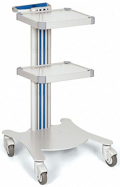 Carrello Medicale Multifunzione con 2 ripiani 26x26cm SUPER EASY BASIC (H.79cm)
