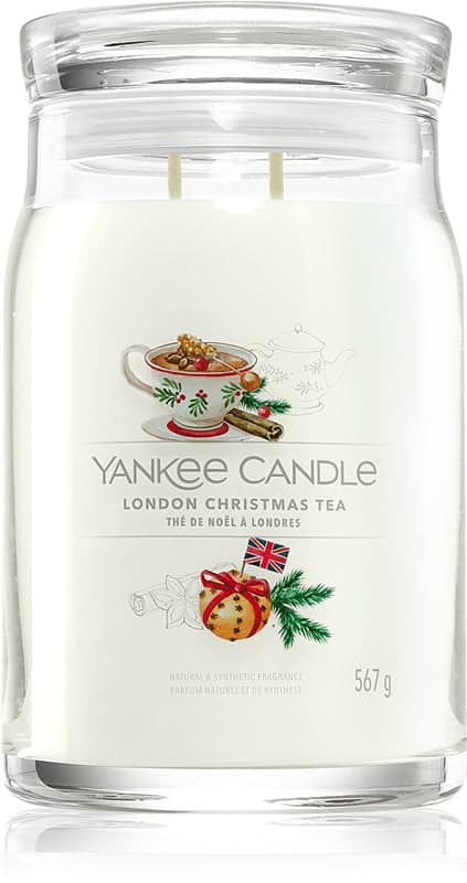 Yankee Candle London Christmas Tea candela profumata 567 g