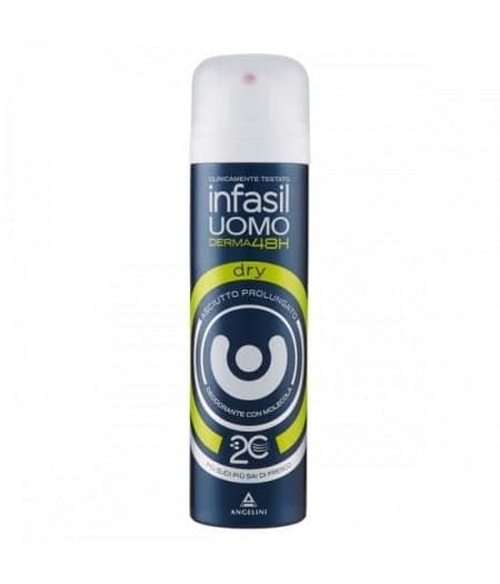 Infasil Uomo Derma 48H Spray Asciutto Prolungato 150 Ml