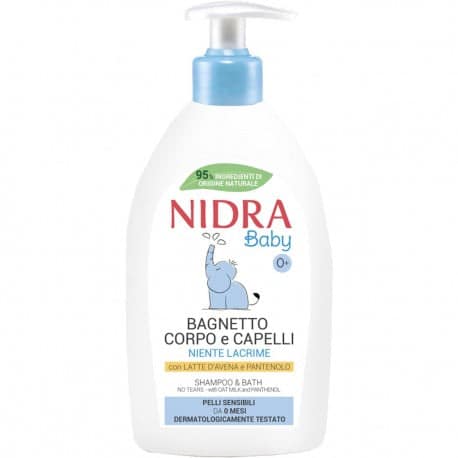 Nidra Bagnetto Corpo&Capelli Con Latte D`Avena E Pantenolo 500 Ml